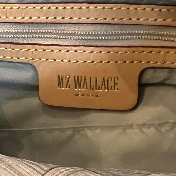 MZ Wallace Nylon Quilted Medium Metro Tote Bag - Taupe - Picture 9 of 11